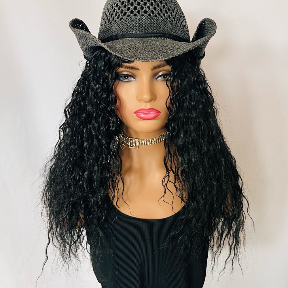 Fun & Elegant Premium Fiber Black Lace Front Wig for Any Occasion 🖤